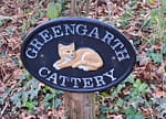 Greengarth Cattery Sign Maddox